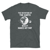 Rotation of the Earth Funny Science T-Shirt - Cuccico Design