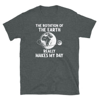 Rotation of the Earth Funny Science T-Shirt - Cuccico Design
