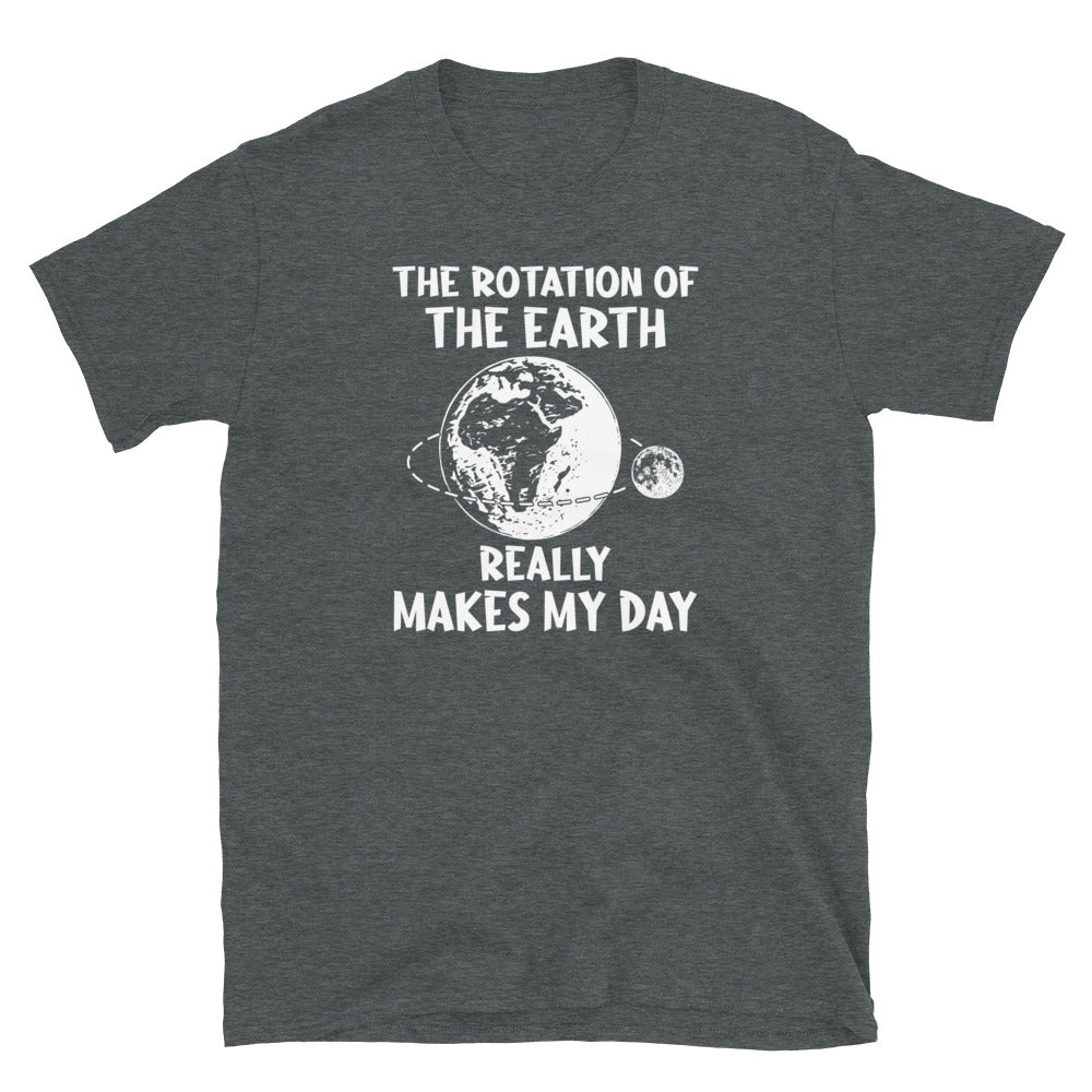Rotation of the Earth Funny Science T-Shirt - Cuccico Design