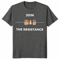 Electrical resistor shirt in dark heather
