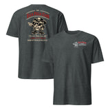 Dark heather Ella Fella Club shirt with Texas graphic and cowboy artwork