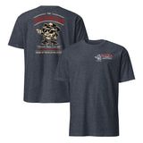 Heather navy Ella Fella Club vintage western tee with cowboy club design