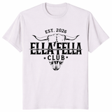 Ella Fella Est 2026 shirt in ice grey founding member club tee