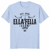 Ella Fella Est 2026 shirt in light blue Ella Langley fan tee