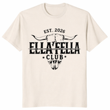 Ella Fella Est 2026 shirt in natural Ella's Fellas vintage western tee