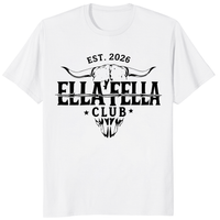 Ella Fella Est 2026 shirt in white founding member Ella Langley fan tee