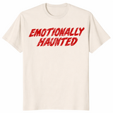 Natural Emotionally Haunted shirt, flat-lay front view