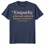 Empathy is radical shirt in heather navy
