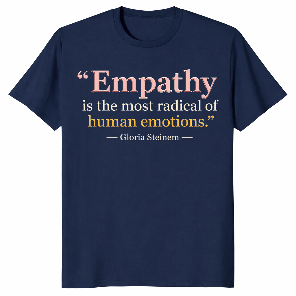 Empathy is radical shirt in navy