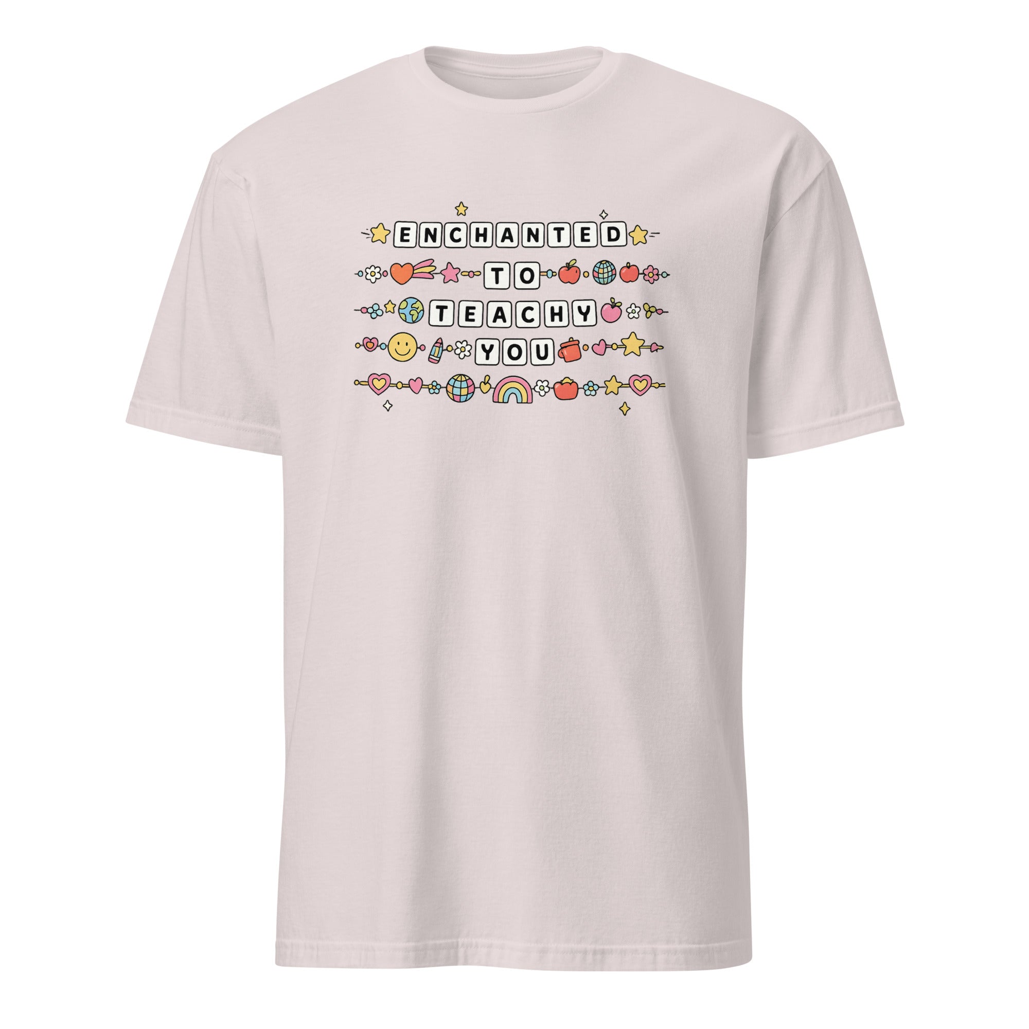 Ice Grey Enchanted to Teach You Shirt by Cuccico – Magical Teacher T-Shirt