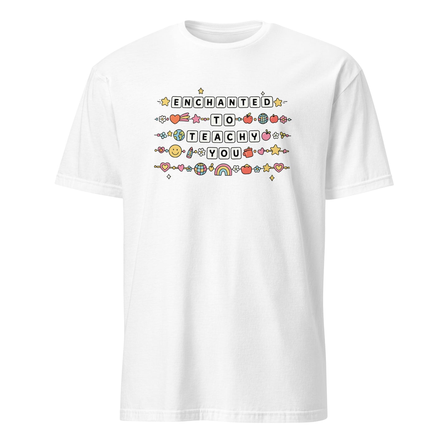 White Enchanted to Teach You Shirt by Cuccico – Classic Disney Teacher Shirt