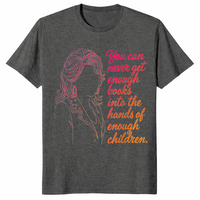 Enough books shirt in dark heather