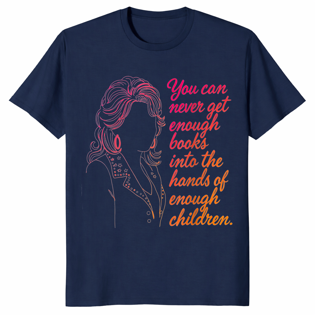 Enough books shirt in navy