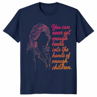 Enough books shirt in navy