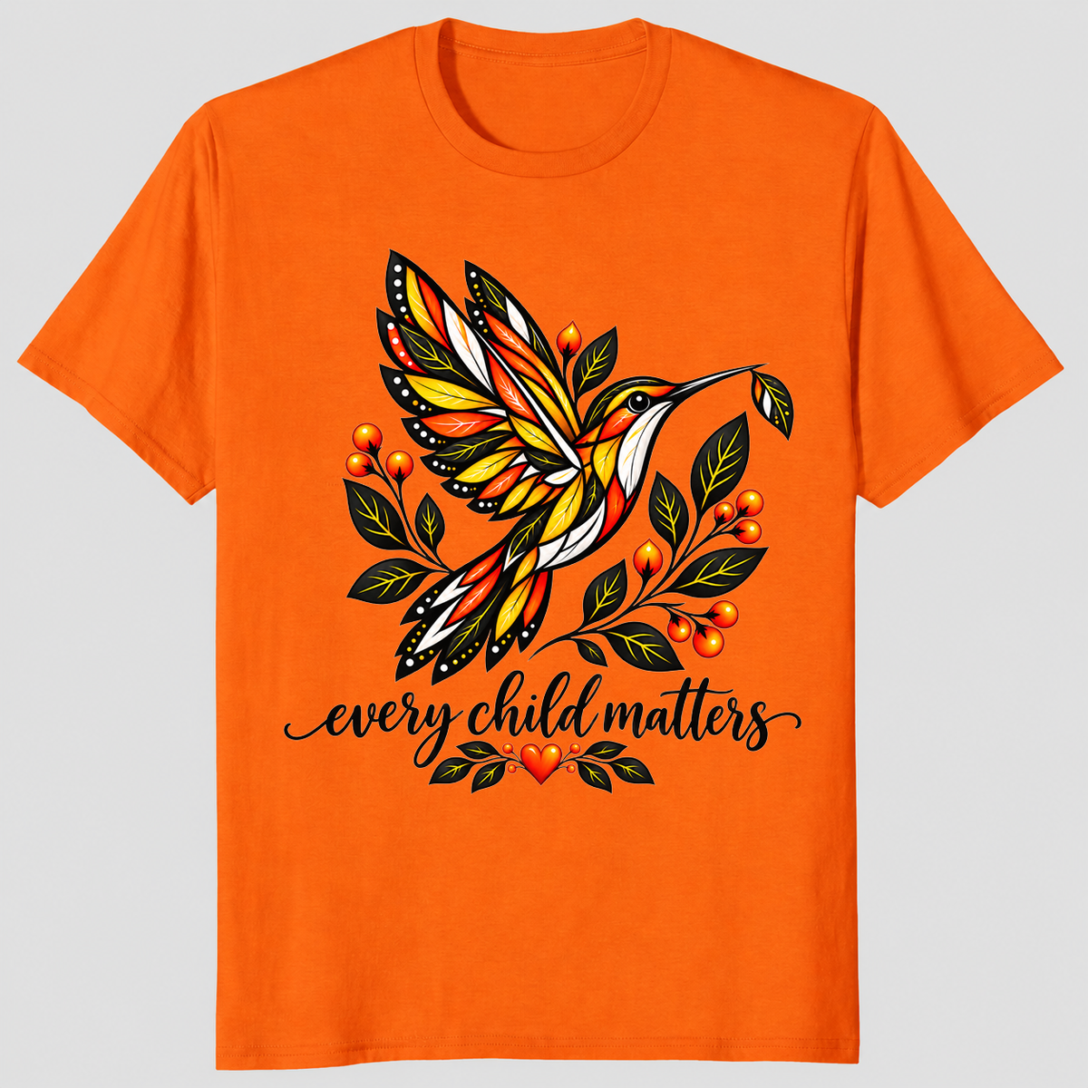 Every child matters shirt in orange