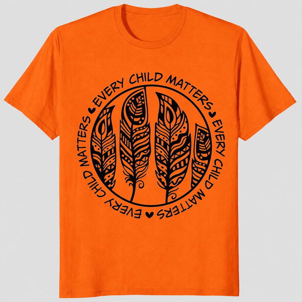 Every Child Matters Shirt in orange