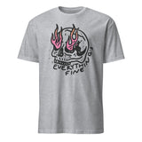 Everything is Fine Shirt in Sport Grey by Cuccico Retro Grunge Skull Festival Shirt