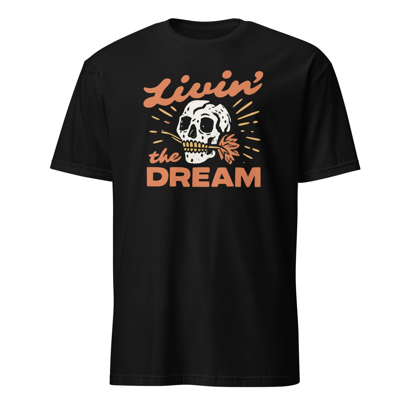 Everything is Fine Skeleton Festival Shirt in Black by Cuccico