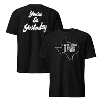 Everything's Bigger In Texas Burnt Orange Faded Vintage T-Shirt | Cuccico