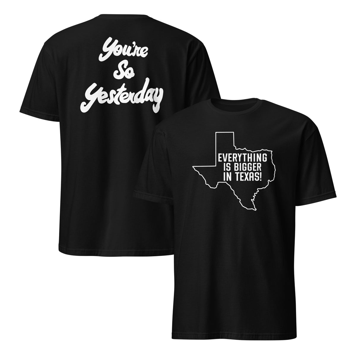 Everything's Bigger In Texas Burnt Orange Faded Vintage T-Shirt | Cuccico