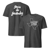 Everything's Bigger In Texas Burnt Orange Faded Vintage T-Shirt | Cuccico