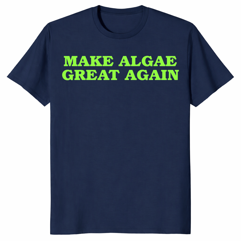 Make Algae Great Again Meme Shirt – DOGE Reflecting Pool Tee | Cuccico
