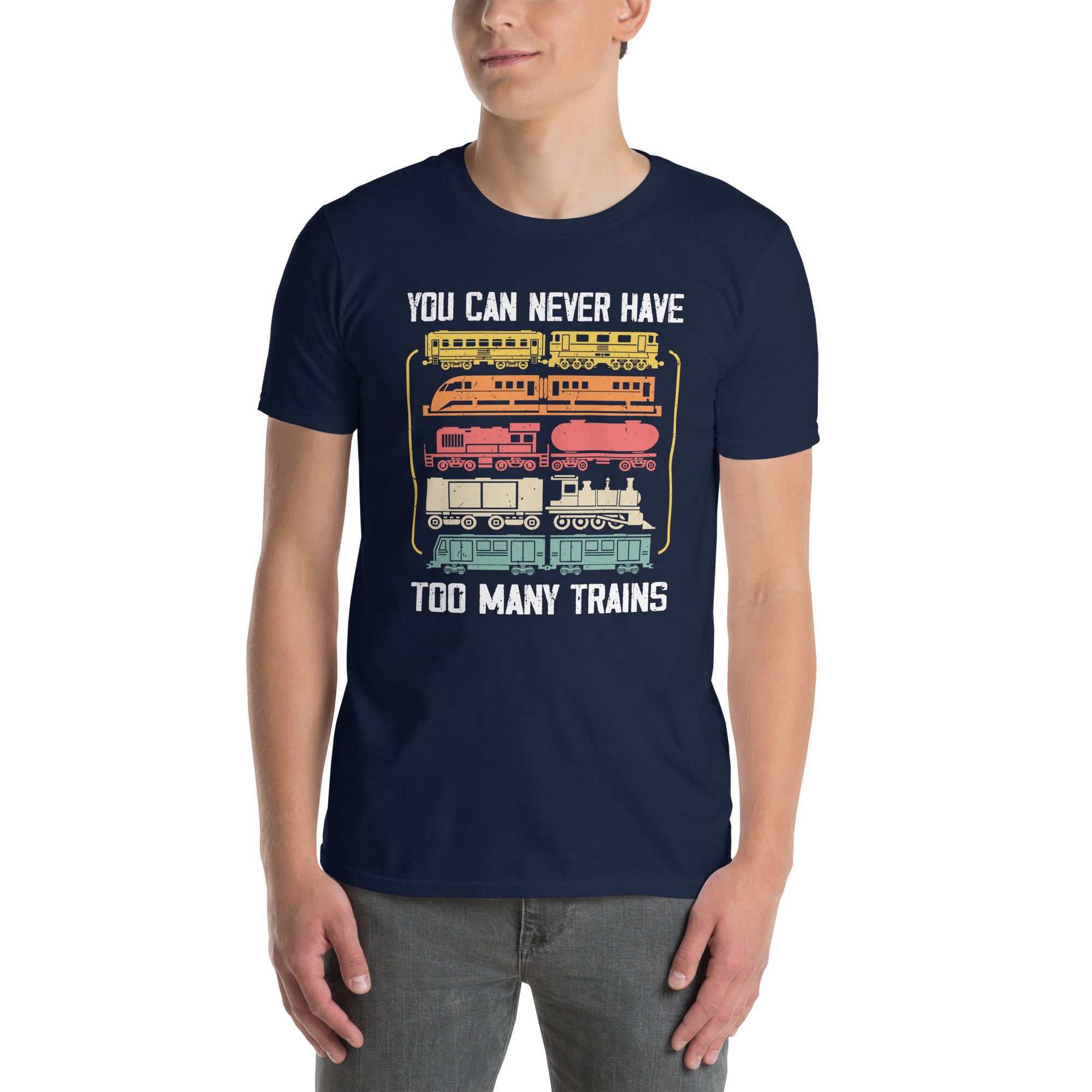 Model Train T-Shirt - Train Lover Gift & Apparel - Cuccico Design