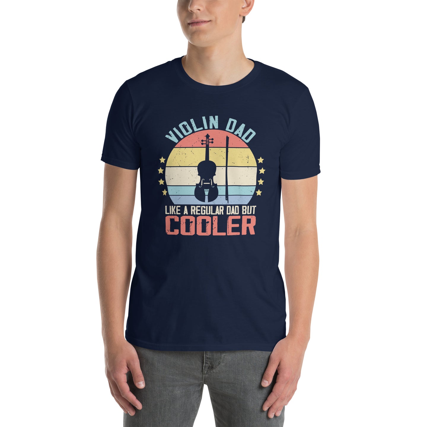 Violin Dad T-Shirt | Funny Gift for Violinist Player Dad - Cuccico Design