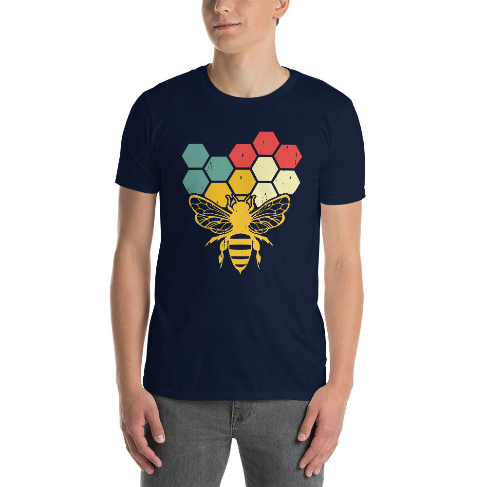 Funny Honey Bee T-Shirt - Vintage Bee Design Unisex Tee - Cuccico Design