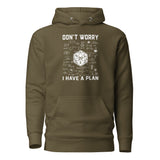 Don't Worry I Have A Plan Gamer Hoodie | RPG Player Gift - Cuccico Design