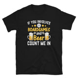 Board Games and Beer T-Shirt - Funny Drinker Gift - Cuccico Design