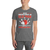 Old Man Bowling Shirt - Funny Bowler Gift Tee - Cuccico Design