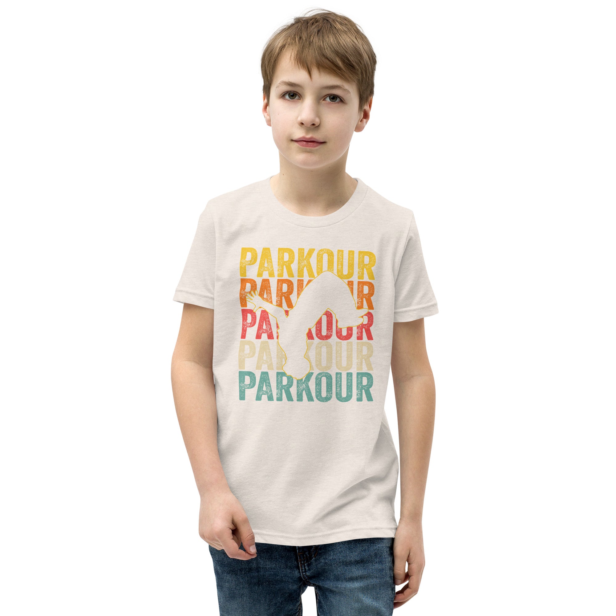 Youth Retro Parkour T-Shirt | Freerunning Tee - Cuccico Design