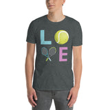 Funny 'I Love Tennis' T-Shirt | Great Gift for Players - Cuccico Design