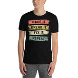 Funny RC Car T-Shirt | Race It Break It Repeat Racing Gift - Cuccico Design