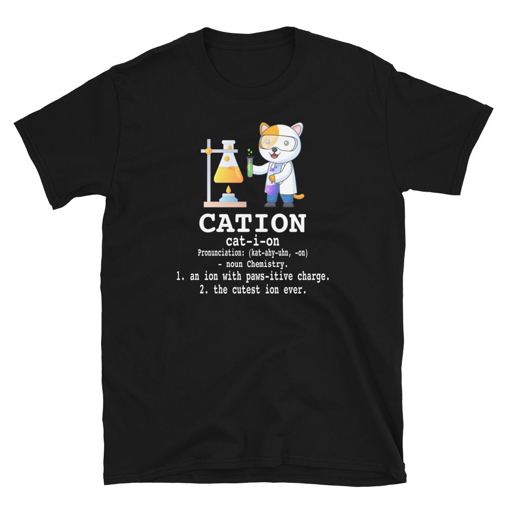 Chemistry Teacher T-Shirt | Cute Science Cat Pun Gift - Cuccico Design