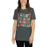 Funny Pregnancy Shirt | Busy Growing A Human Mom T-Shirt Gift - Cuccico Design