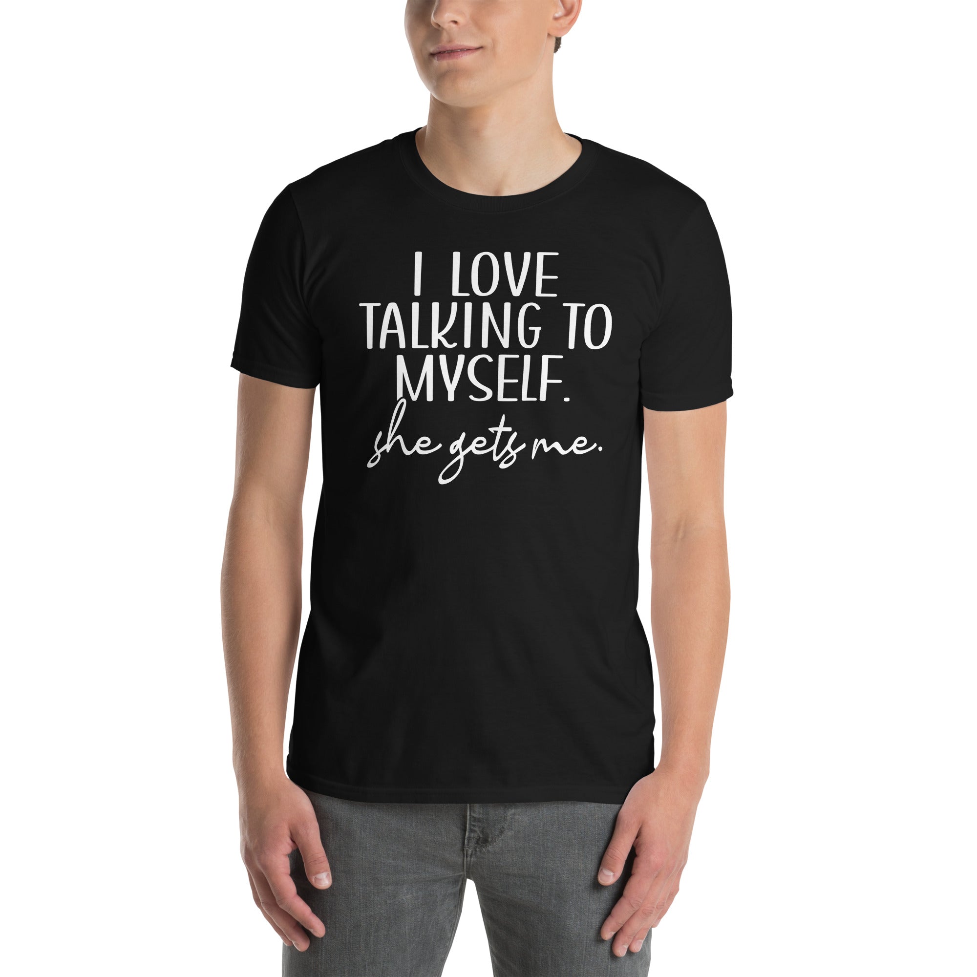 I Love Talking To Myself She Gets Me Funny Women's T-Shirt - Cuccico Design