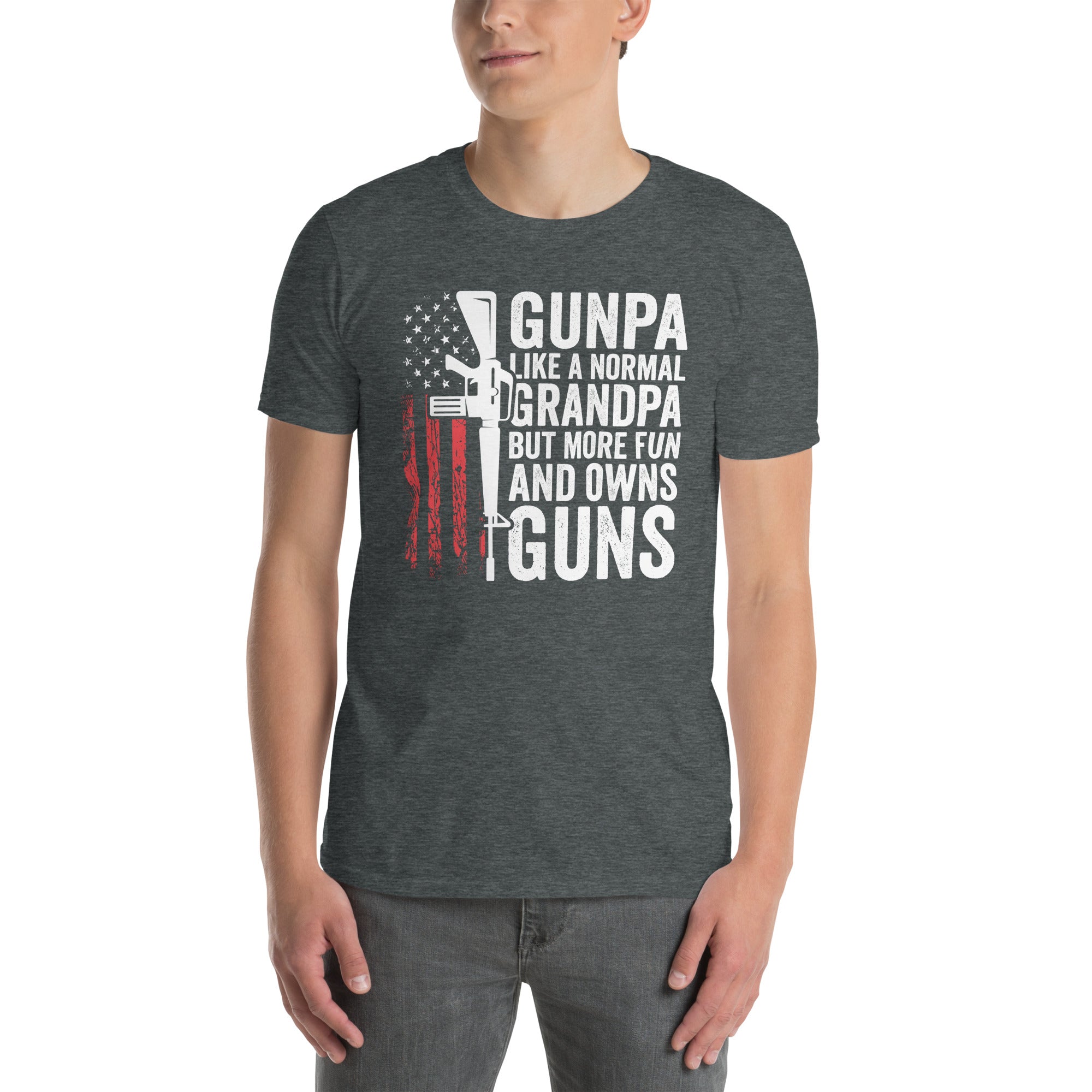 Gunpa T-Shirt | Funny Grandpa Gun Owner Shirt - Cuccico Design