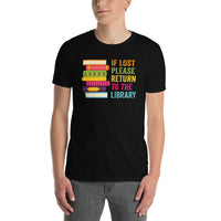 Funny Library T-Shirt | If Lost Please Return To The Library South - Cuccico Design