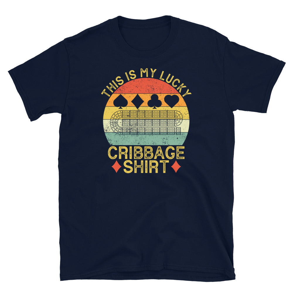 Lucky Cribbage Shirt Vintage Game Unisex T-Shirt - Cuccico Design