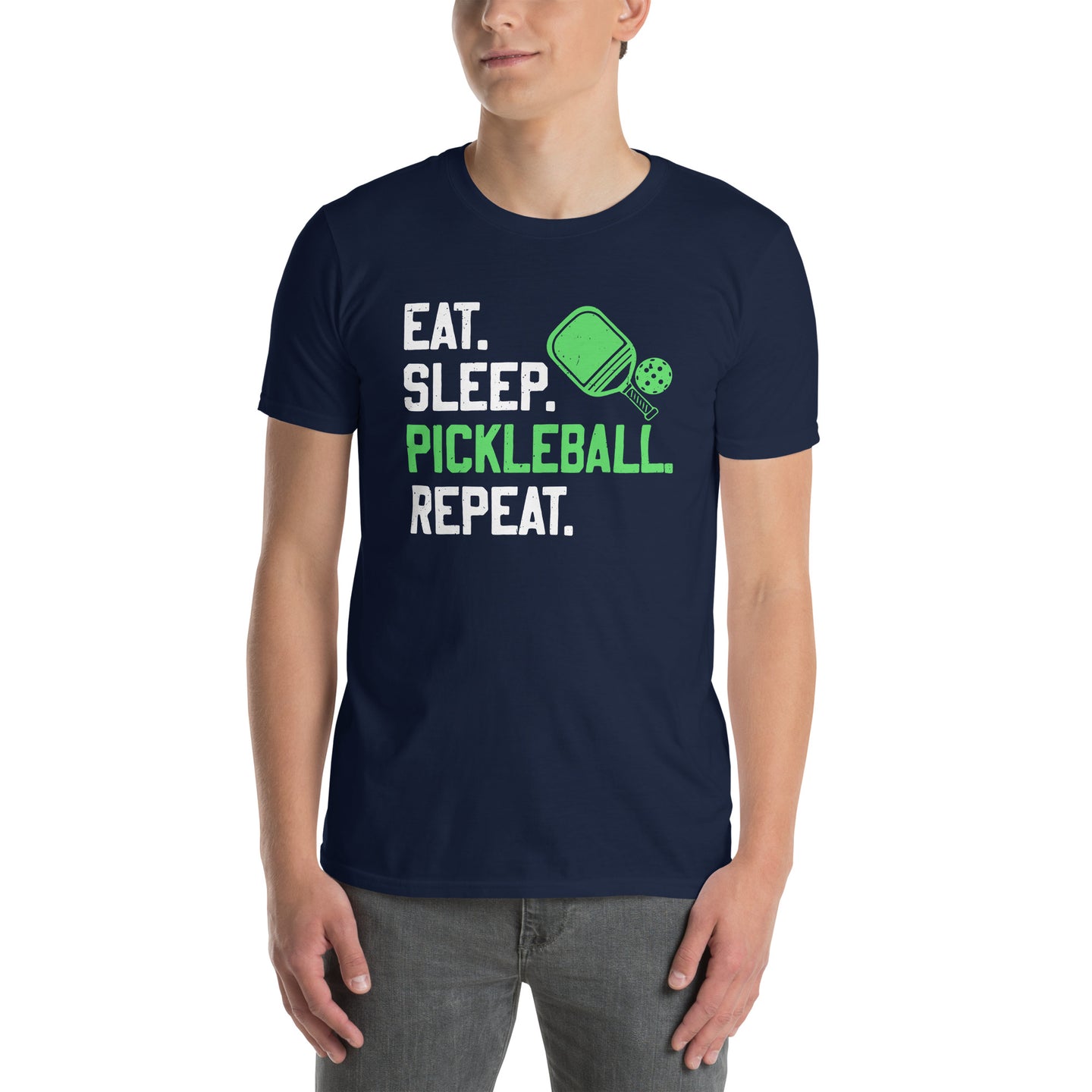 Eat Sleep Pickleball Repeat T-Shirt | Pickleball Gift - Cuccico Design