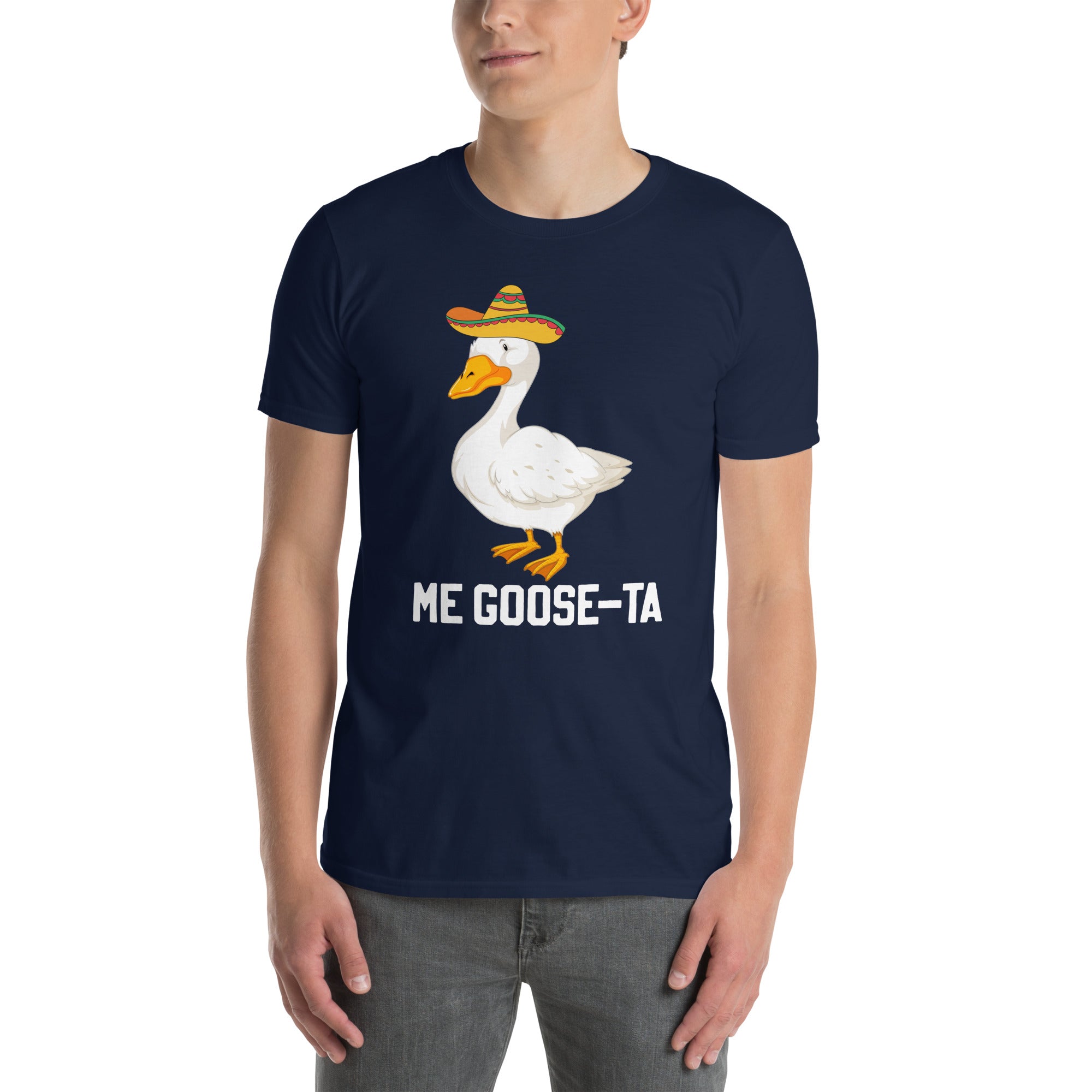 Me Goose Ta T-Shirt | Funny Mexican Pun Spanish Goose Shirt - Cuccico Design