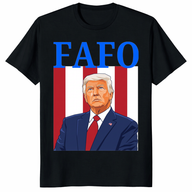 FAFO Patriotic Trump Shirt – American Flag Graphic Tee | Bold USA Statement T-Shirt | Cuccico