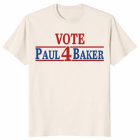 Fake campaign election shirt in natural