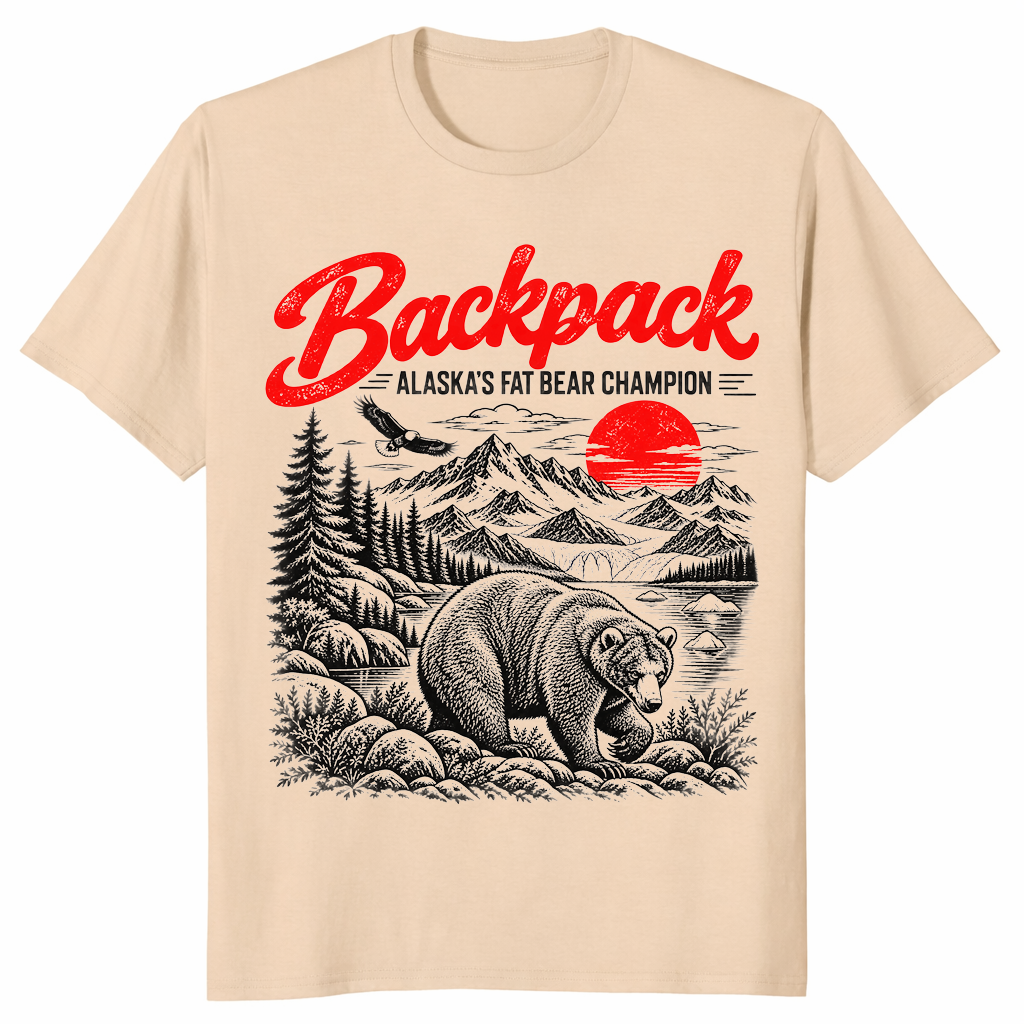 Fat bear week shirt in sand