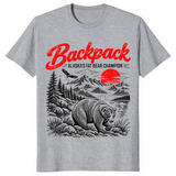 Fat bear week shirt in sport grey
