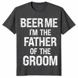 Father of groom shirt dark heather grey