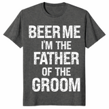 Father of groom shirt dark heather