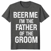 Father of groom shirt dark heather